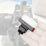 Magnetic Quick Release Adapter Mount Base, 180° Horizontal Damping 360°Adjustable Mount Adapter with Cold Shoe Mount Compatible with GO 3S/3