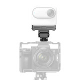 Magnetic Quick Release Adapter Mount Base, 180° Horizontal Damping 360°Adjustable Mount Adapter with Cold Shoe Mount Compatible with GO 3S/3