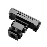 For OSMO 360 Insta360 Go 3 Go 3S Magnetic Quick Release Base 1/4  Screw Cold Shoe Mount Backpack Fast Clip for Thumb Camera Stand Bracket