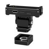 For Insta360 Go 3 Go 3S Magnetic Quick Release Base 1/4  Screw Cold Shoe Mount Backpack Fast Clip for Thumb Camera Stand Bracket