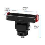 For OSMO 360 Insta360 Go 3 Go 3S Magnetic Quick Release Base 1/4  Screw Cold Shoe Mount Backpack Fast Clip for Thumb Camera Stand Bracket