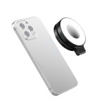 2 in 1 Phone Light, 3 Light Modes Magnetic Selfie Light, Picture Light Compatible with Phone 16 15 14 13 12 Pro Fill Light Phone Stand Video Vlog