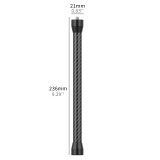 Carbon Fibre Selfie Stick Extension Rod with 1/4 Inch Screw/Positioning Hole, Camera Extension Pole Compatible with OS-MO 360/Pocket 4/Action 5 Pro, Hero 13, X4 Action Camera