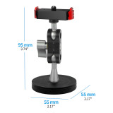 Camera Quick Release Plate, Magnetic Quick Release Camera Mount Base Compatible with Hero 13/MAX2 Sports Camera Quick Release Accessories