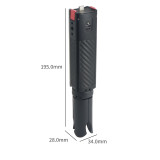 Compatible with Pocket 3 Battery Handle, 5000mAh Portable Power Handle with 1/4 Positioning Holes, Charging and Using Two-Way, Fast Charging, Power Display