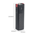 Compatible with Pocket 3 Battery Handle, 5000mAh Portable Power Handle with 1/4 Positioning Holes, Charging and Using Two-Way, Fast Charging, Power Display