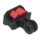 Aluminum Camera Tripod Mount Adapter, 1/4  Quick Release Camera Mount, 360 Swivel Tripod Adapter for OS-MO 360/Action Camera, Bike Motorcycle Holder Accessories