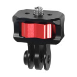 Aluminum Camera Tripod Mount Adapter, 1/4  Quick Release Camera Mount, 360 Swivel Tripod Adapter for OS-MO 360/Action Camera, Bike Motorcycle Holder Accessories