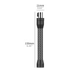Carbon Fibre Selfie Stick Extension Rod with Positioning Hole, Camera Extension Pole Compatible with OSMO 360/5 Pro, Pro2, Pocket3, Selfie Sticks Accessories