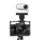 For OSMO 360 Insta360 Go 3 Go 3S Magnetic Quick Release Base 1/4  Screw Cold Shoe Mount Backpack Fast Clip for Thumb Camera Stand Bracket