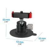 Camera Quick Release Plate, Magnetic Quick Release Camera Mount Base Compatible with Hero 13 Sports Camera Quick Release Accessories