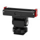 For Insta360 Go 3 Go 3S Magnetic Quick Release Base 1/4  Screw Cold Shoe Mount Backpack Fast Clip for Thumb Camera Stand Bracket