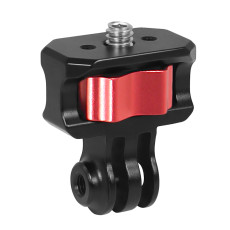 Aluminum Camera Tripod Mount Adapter, 1/4  Quick Release Camera Mount, 360 Swivel Tripod Adapter for OS-MO 360/Action Camera, Bike Motorcycle Holder Accessories