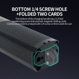 Compatible with Pocket 3 Battery Handle, 5000mAh Portable Power Handle with 1/4 Positioning Holes, Charging and Using Two-Way, Fast Charging, Power Display