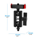 Camera Quick Release Plate, Magnetic Quick Release Camera Mount Base Compatible with Hero 13/MAX2 Sports Camera Quick Release Accessories