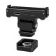 For OSMO 360 Insta360 Go 3 Go 3S Magnetic Quick Release Base 1/4  Screw Cold Shoe Mount Backpack Fast Clip for Thumb Camera Stand Bracket