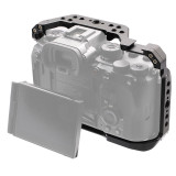 Universal Camera Cage, Camera Rig Video Stabilizer with 1/4''-20 Threads and 3/8''-16 Positioning Holes, Cold Shoe Mounts, Compatible with A7 Serie