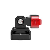 For Insta360 Go 3 Go 3S Magnetic Quick Release Base 1/4  Screw Cold Shoe Mount Backpack Fast Clip for Thumb Camera Stand Bracket