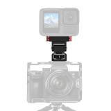 For OSMO 360 Insta360 Go 3 Go 3S Magnetic Quick Release Base 1/4  Screw Cold Shoe Mount Backpack Fast Clip for Thumb Camera Stand Bracket