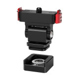 For Insta360 Go 3 Go 3S Magnetic Quick Release Base 1/4  Screw Cold Shoe Mount Backpack Fast Clip for Thumb Camera Stand Bracket