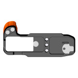 Aluminum Alloy DSLR Camera Quick Release Plate for XM5 L-shaped Base Mounting Board Support Wooden Handle for X-M5