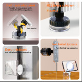Car Magnetic Phone Holder Car Magnetic Vacuum Adsorption Phone Bracket Vacuum Magnetic Car Phone Mount for Phone 16 15 14 13 12