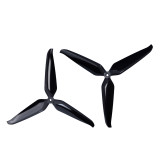 10.1X5.5 Three-blade Propeller 1 Pair Glass Fiber Nylon Black