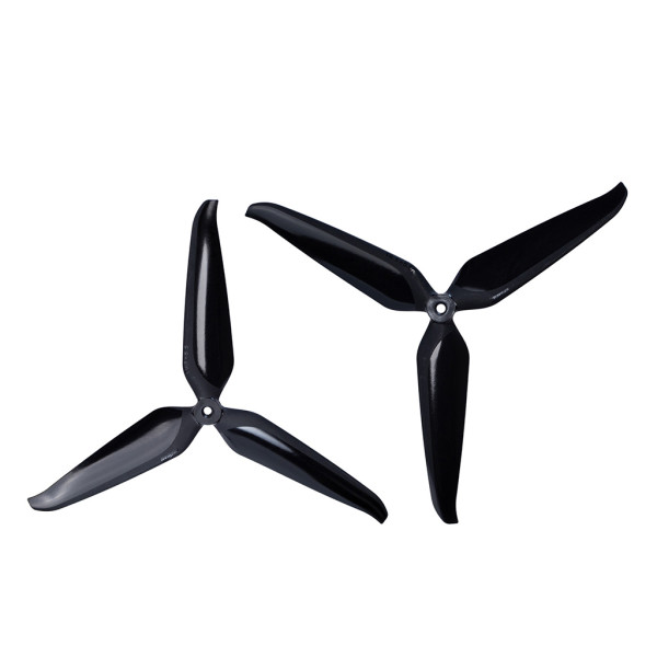 10.1X5.5 Three-blade Propeller 1 Pair Glass Fiber Nylon Black