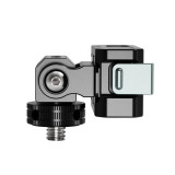 For OSMO 360 Insta360 Go 3 Go 3S Magnetic Quick Release Base 1/4  Screw Cold Shoe Mount Backpack Fast Clip for Thumb Camera Stand Bracket