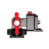 For OSMO 360 Insta360 Go 3 Go 3S Magnetic Quick Release Base 1/4  Screw Cold Shoe Mount Backpack Fast Clip for Thumb Camera Stand Bracket