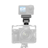 For OSMO 360 Insta360 Go 3 Go 3S Magnetic Quick Release Base 1/4  Screw Cold Shoe Mount Backpack Fast Clip for Thumb Camera Stand Bracket