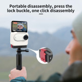 Aluminum Alloy Magnetic Quick Release Mount Selfie Stick Tripod Adapter Magnet Camera Stand for Insta360 GO 3 / GO3S Accessories