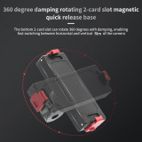 Aluminum Alloy Magnetic Quick Release Mount Selfie Stick Tripod Adapter Magnet Camera Stand for Insta360 GO 3 / GO3S Accessories