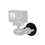 Suction Cup Camera Mount, Non-marking Nano Adhesive Reusable Quick Release Car Mount Bracket Compatible with OSMO 360/Hero 13/Action 5pro/X4 Camera Accessories for Glass Tile Plastic
