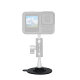 Suction Cup Camera Mount, Non-marking Nano Adhesive Reusable Quick Release Car Mount Bracket Compatible with OSMO 360/Hero 13/Action 5pro/X4 Camera Accessories for Glass Tile Plastic