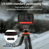 Magnetic Camera Quick Release Adapter Mount, Aluminum Magnetic Quick Release Plate Base, Tripod Adapter Mount for Action Cameras, Selfie Sticks