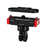 Magnetic Camera Quick Release Adapter with Double Side Elastic Snap, Aluminum Magnetic Tripod Adapter Mount, Quick Release Plate for Action Cameras