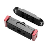 Magnetic Camera Quick Release Adapter with Double Side Elastic Snap, Aluminum Magnetic Tripod Adapter Mount, Quick Release Plate for Action Cameras
