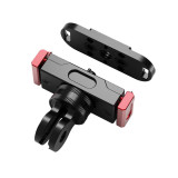 Magnetic Camera Quick Release Adapter with Double Side Elastic Snap, Aluminum Magnetic Tripod Adapter Mount, Quick Release Plate for Action Cameras