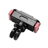 Magnetic Camera Quick Release Adapter with Double Side Elastic Snap, Aluminum Magnetic Tripod Adapter Mount, Quick Release Plate for Action Cameras