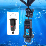 80M Camera Waterproof Dive Case Compatible with Pocket 3, Protective Underwater Diving Housing Shell with1/4 Expansion Hole & Cold Shoe for Action Camera