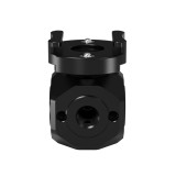Cold Shoe Mount Adapter, Aluminum 360° Rotating Quick Release Mount Base for Camera Cage Flash LED Light Monitor Microphone