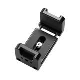 Universal Power Bank Holder with Cold Shoe Mount, 51.5~86mm Adjustable Powerbank Clamp Mount, Phone Holder Clip for Camera Cage Phone Accessory
