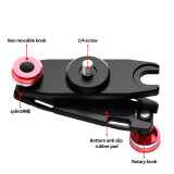 Camera Backpack Strap Clip with Quick Release System, Aluminum Camera Clip Mount Base Adapter, Camera Backpack Shoulder Holder Clip