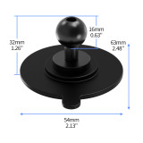 Camera Suction Cup Mount, Powerful Suction Cup Camera Car Mount Bracket Compatible with Pocket 4, Hero 13, Action 5pro, X4 Action Cameras