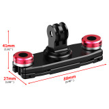 Camera Backpack Strap Clip with Quick Release System, Aluminum Camera Clip Mount Base Adapter, Camera Backpack Shoulder Holder Clip