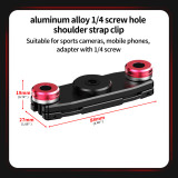 Camera Backpack Strap Clip with Quick Release System, Aluminum Camera Clip Mount Base Adapter, Camera Backpack Shoulder Holder Clip