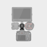 Triple Cold Shoe Mount Adapter with 1/4  Thread, Monitor Hot Shoe Extension Bracket Base, Aluminum Shoe Mount Holder for Microphone Fill Light DSLR Camera Cage Rig