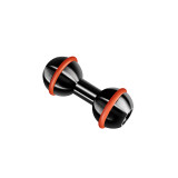 25.4mm Double Ball Mount Adapter Extender Bar Compatible with Double Socket Arms Brackets for Cell Phone Camera on Motocycle Vehicles