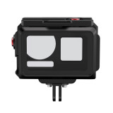 80M Camera Dive Case with 1/4 Screw Hole & Cold Shoe, Underwater Diving Protective Housing Shell, Waterproof Case Compatible with Action5Pro/4/3